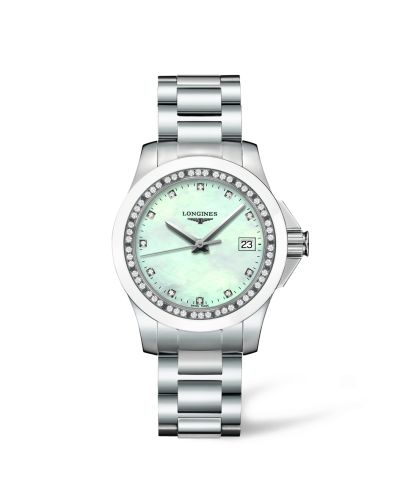 Longines Conquest 35 Quartz Ceramic Diamond L3.281.0.87.6