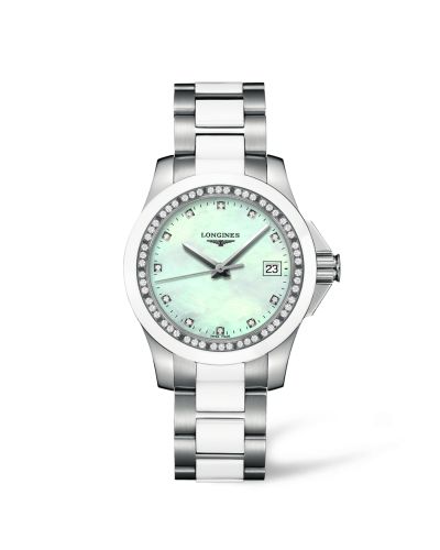 Longines Conquest 35 Quartz Ceramic Diamond L3.281.0.87.7