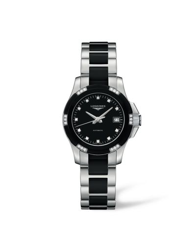 Longines Conquest Automatic 29.5 Ceramic Diamond L3.299.0.57.7