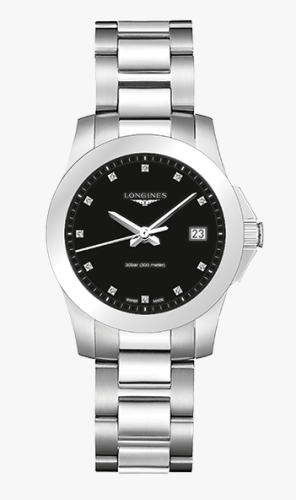 Longines Conquest Quartz 34 Stainless Steel / Black L3.377.4.57.6