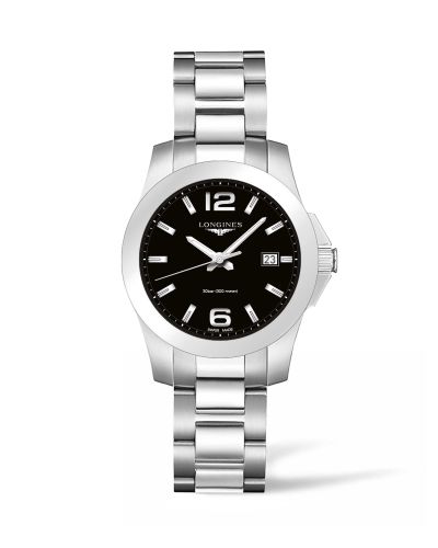 Longines Conquest Quartz 36 Stainless Steel / Black L3.378.4.58.6