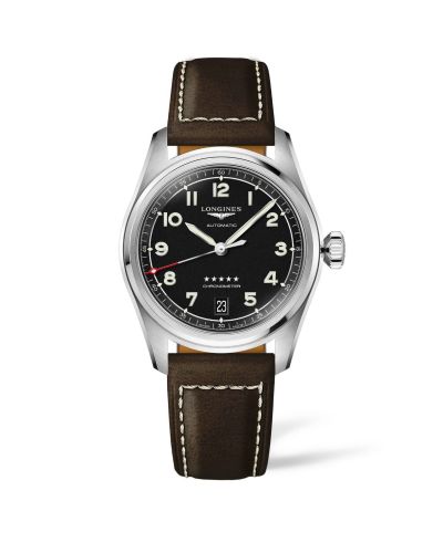 Longines Spirit Automatic 37 Black / Strap L3.410.4.53.0