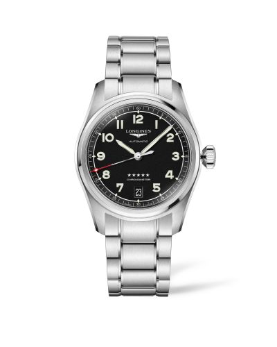 Longines Spirit Automatic 37 Black / Bracelet L3.410.4.53.6