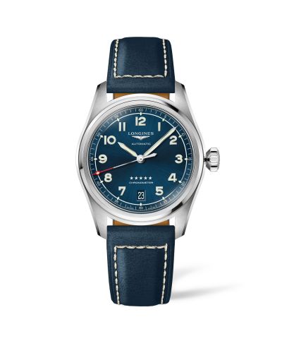 Longines Spirit Automatic 37 Blue / Strap L3.410.4.93.0