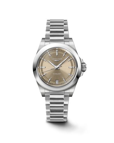 Longines Conquest 34 Stainless Steel / Brown / Bracelet L3.430.4.62.6