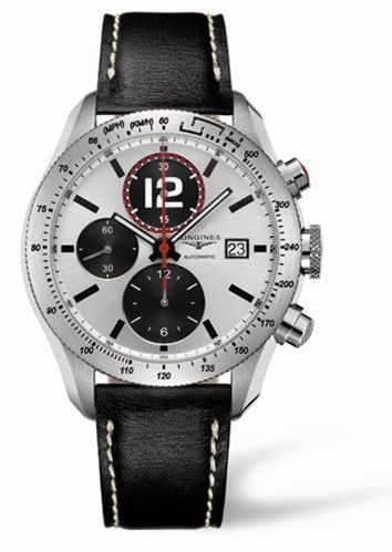 Longines GrandeVitesse Tachymeter Panda Leather L3.636.4.70.2