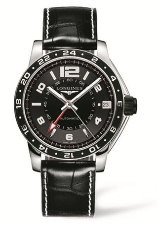 Longines Admiral GMT Black L3.668.4.56.0