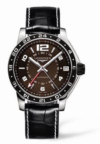 Longines Admiral GMT Brown L3.668.4.66.2
