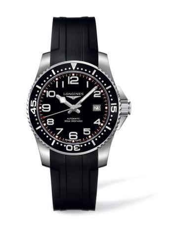 Longines Hydroconquest Automatic 39 Black Rubber L3.694.4.53.2