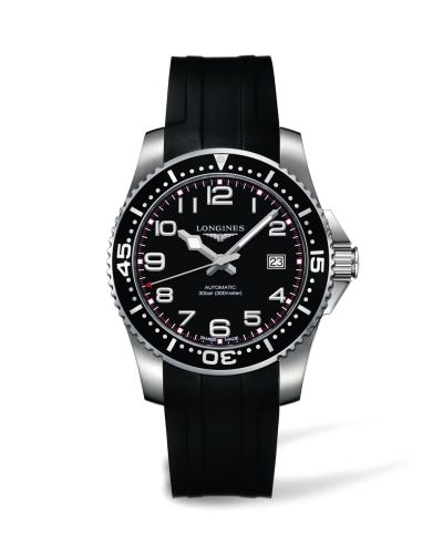 Longines Hydroconquest Automatic 41 Black Rubber L3.695.4.53.2