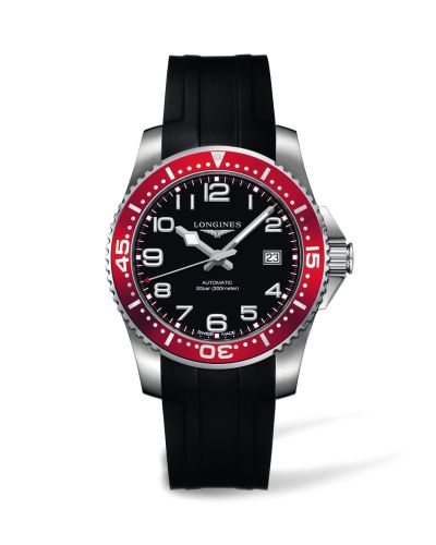 Longines Hydroconquest Automatic 41 Red Rubber L3.695.4.59.2