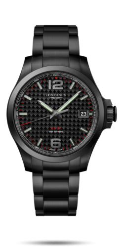 Longines Conquest V.H.P. 41 PVD / Carbon / Bracelet L3.716.2.66.6