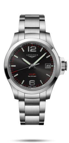 Longines Conquest V.H.P. 41 Stainless Steel / Black / Bracelet L3.716.4.56.6