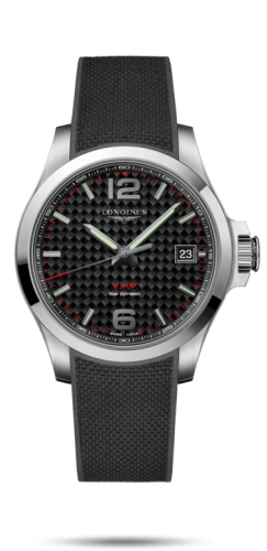 Longines Conquest V.H.P. 41 Stainless Steel / Carbon / Rubber L3.716.4.66.9