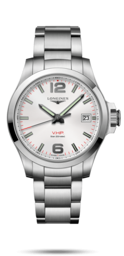 Longines Conquest V.H.P. 41 Stainless Steel / Silver / Bracelet L3.716.4.76.6