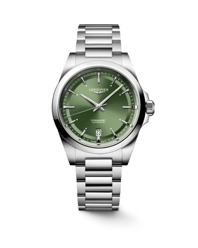 Longines Conquest 38 Stainless Steel / Green / Bracelet L3.720.4.02.6
