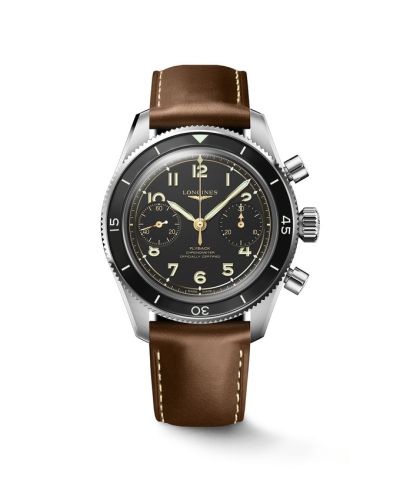 Longines Spirit Chronograph Flyback 39.5 Stainless Steel / Black L3.721.4.53.2