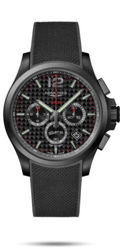 Longines Conquest V.H.P. Chronograph 44 PVD / Carbon / Rubber L3.727.2.66.9