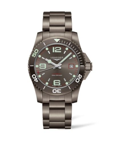 Longines HydroConquest 41 Automatic PVD / Grey / Bracelet / USA L3.742.2.76.6