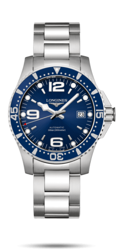 Longines HydroConquest 41 Automatic Stainless Steel / Blue / Bracelet / Tetra Pak L3.742.4.09.6