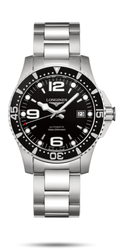 Longines HydroConquest 41 Automatic Stainless Steel / Black / Bracelet L3.742.4.56.6
