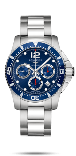 Longines HydroConquest 41 Automatic Chronograph Stainless Steel / Blue / Bracelet L3.744.4.96.6