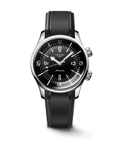 Longines Heritage Legend Diver 39 Stainless Steel / Black / Rubber L3.764.4.50.9
