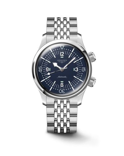 Longines Heritage Legend Diver 39 Stainless Steel / Blue / Bracelet L3.764.4.90.6