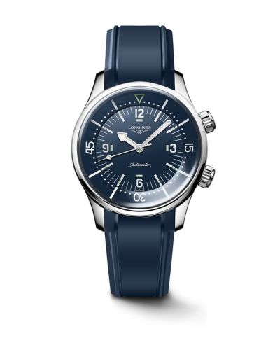 Longines Heritage Legend Diver 39 Stainless Steel / Blue / Rubber L3.764.4.90.9