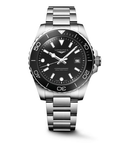 Longines Hydroconquest Quartz 42 Stainless Steel / Black / Bracelet L3.769.4.56.6