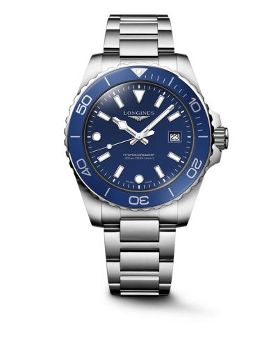 Longines Hydroconquest Quartz 42 Stainless Steel / Blue / Bracelet L3.769.4.96.6