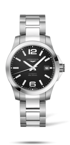 Longines Conquest 39 Automatic Stainless Steel / Black / Bracelet L3.776.4.58.6