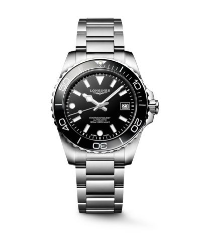 Longines Hydroconquest Automatic 39 Stainless Steel / Black / Bracelet L3.779.4.56.6