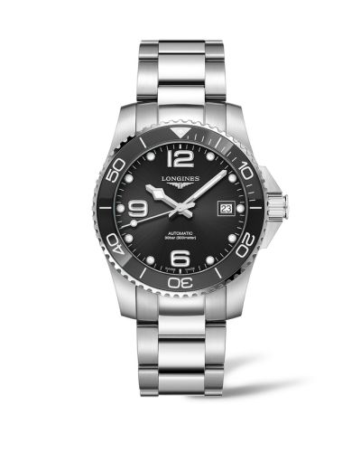Longines HydroConquest 39 Automatic Stainless Steel / Black / Bracelet L3.780.4.56.6