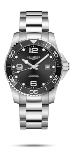 Longines HydroConquest 41 Automatic Stainless Steel / Ceramic / Black / Bracelet L3.781.4.56.6