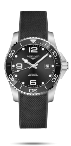 Longines HydroConquest 41 Automatic Stainless Steel / Ceramic / Black / Rubber L3.781.4.56.9