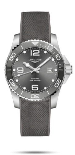 Longines HydroConquest 41 Automatic Stainless Steel / Ceramic / Grey / Rubber L3.781.4.76.9