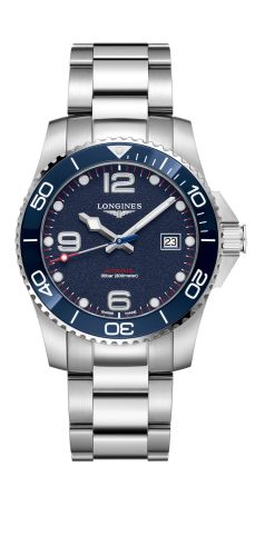 Longines HydroConquest 41 Automatic Stainless Steel / Ceramic / France L3.781.4.98.6