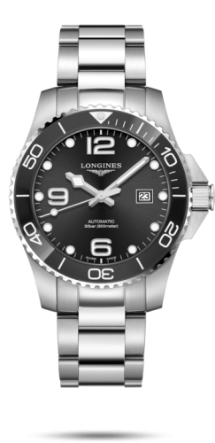 Longines HydroConquest 43 Automatic Stainless Steel / Ceramic / Black / Bracelet L3.782.4.56.6