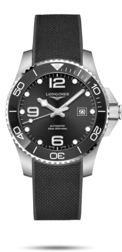 Longines HydroConquest 43 Automatic Stainless Steel / Ceramic / Black / Rubber L3.782.4.56.9