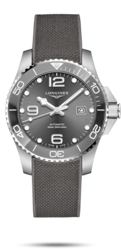 Longines HydroConquest 43 Automatic Stainless Steel / Ceramic / Grey / Rubber L3.782.4.76.9