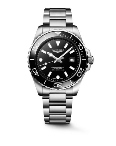 Longines Hydroconquest Automatic 42 Stainless Steel / Black / Bracelet L3.788.4.56.6
