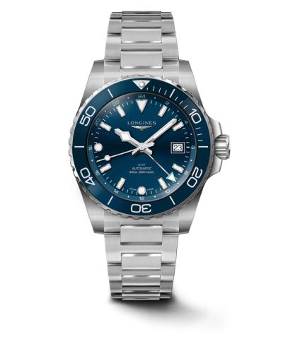 Longines Hydroconquest GMT 41 Stainless Steel / Blue / Bracelet L3.790.4.96.6