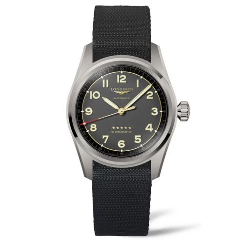 Longines Spirit Automatic 40 Titanium / NATO L3.810.1.53.2