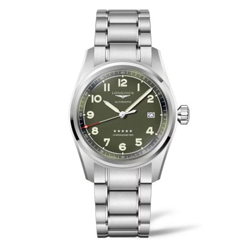Longines Spirit Automatic 40 Green / Bracelet L3.810.4.03.6