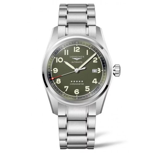 Longines Spirit Automatic 42 Green / Bracelet L3.811.4.03.6