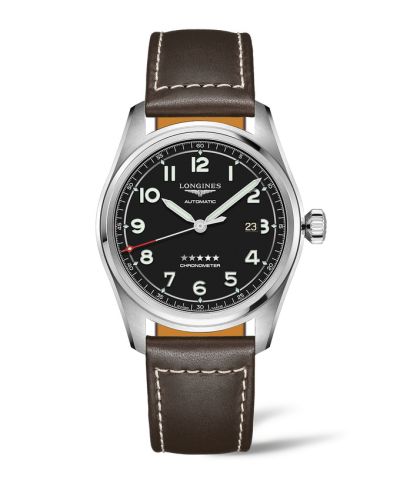 Longines Spirit Automatic 42 Black / Strap L3.811.4.53.0