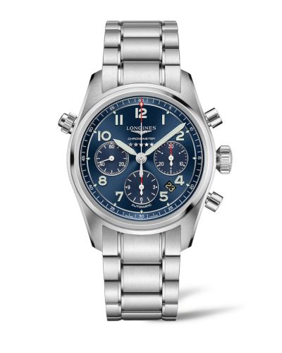 Longines Spirit Chronograph 42 Blue / Bracelet L3.820.4.93.6