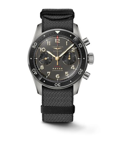 Longines Spirit Flyback 42 Titanium / Anthracite / NATO L3.821.1.53.2