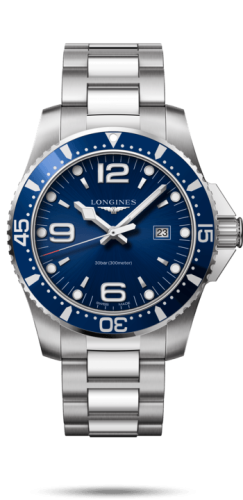 Longines HydroConquest 44 Quartz Stainless Steel / Blue / Bracelet L3.840.4.96.6